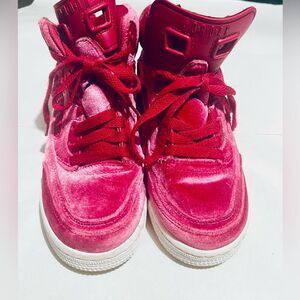 Jordan Air Spizike Girls tennis shoes “Velvet Noble Red” Size 4Y